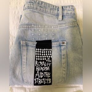 Ksubi Blue Denim with White Stitching